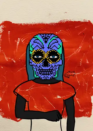 Knoxville — Hashmask #14832, Skull Mask Subtype