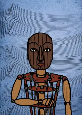 The Pine Gemini — Hashmask #15147, Wood Mask Subtype
