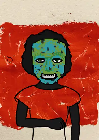Buy Bitcoin — Hashmask #15198, Frankenstein Mask Subtype
