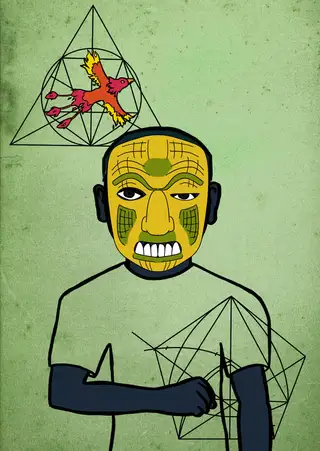 Brian Armstrong — Hashmask #7145, Phoenix Set