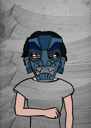 Lifeless — Hashmask #7165, Sea Mask Subtype