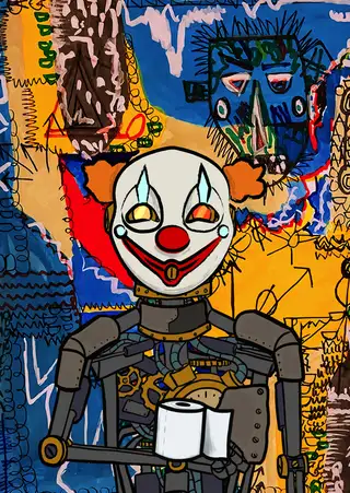 CLONE X — Hashmask #15471, Clown 1 Mask Subtype