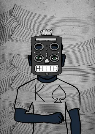 King Spade — Hashmask #15971, Cards Set