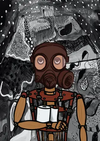 Atomic Dump — Hashmask #16035, Gas Mask Subtype