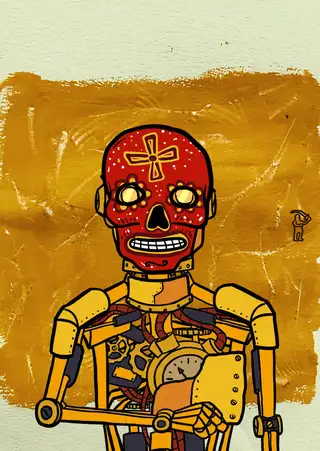 Midgard — Hashmask #16069, Expressionist Background