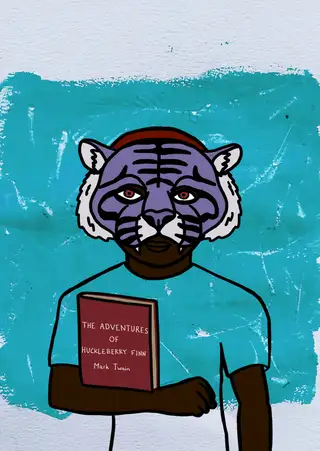 Africa Online — Hashmask #16144, Tiger 2 Mask Subtype